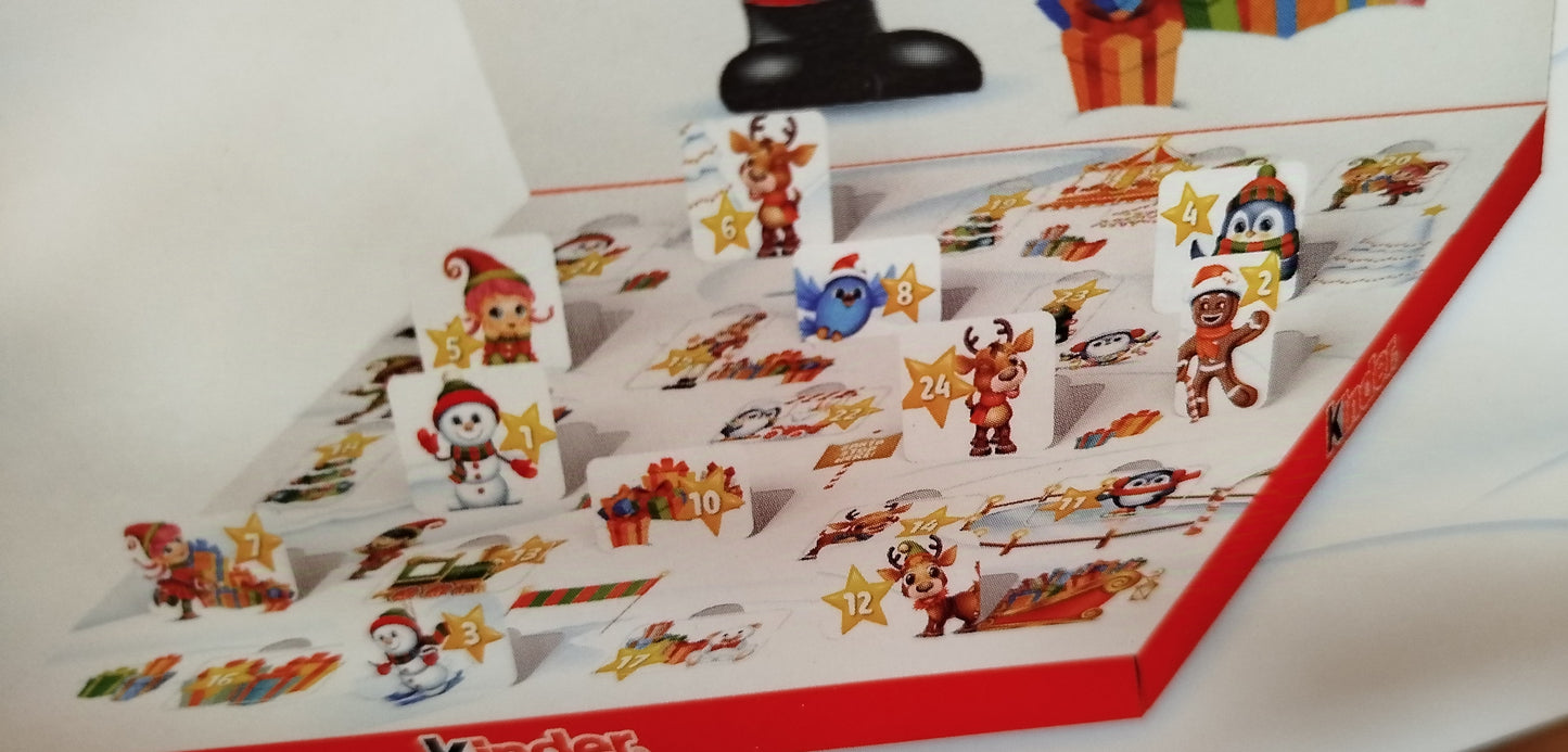 Chocolate Kinder Advent Calendário
