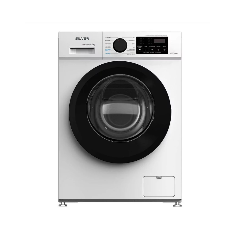 Máquina de Lavar Roupa 8Kg 1400RPM Inverter IPMLI81400 (Branco) - SILVER (Exclusivo Compra Online!)