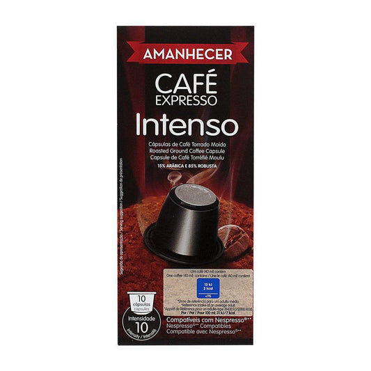 Café Cápsulas Amanhecer Intenso compatível com Nespresso 10 Un