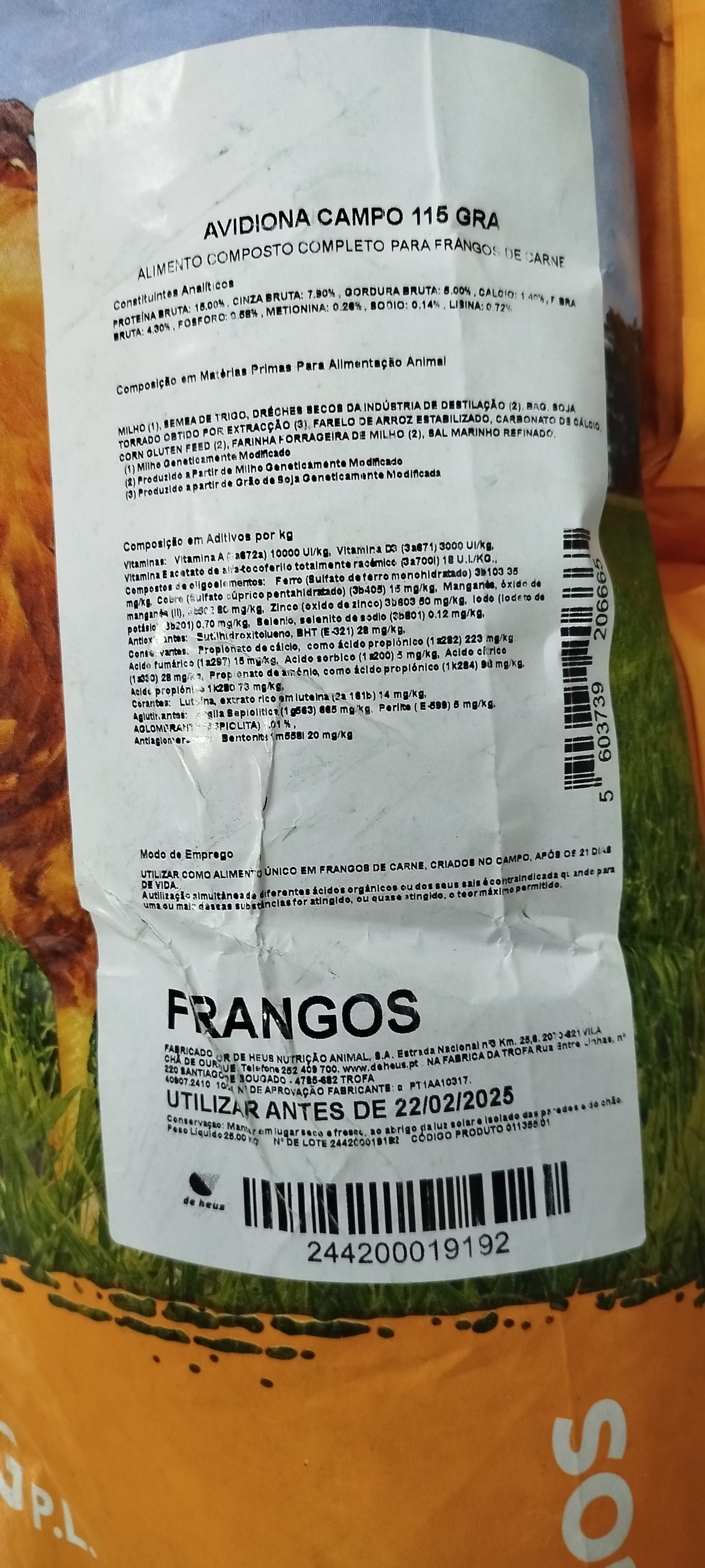 Avidiona Campo 115 (frangos)