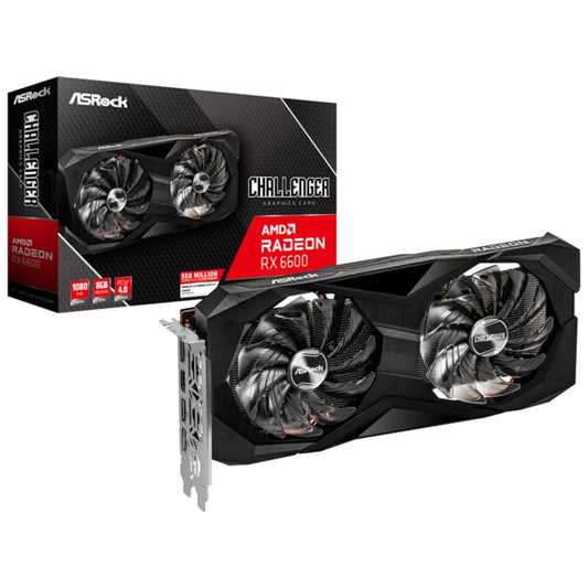 Asrock Challenger AMD Radeon RX6600 CLD 8GB GDDR6 Preto