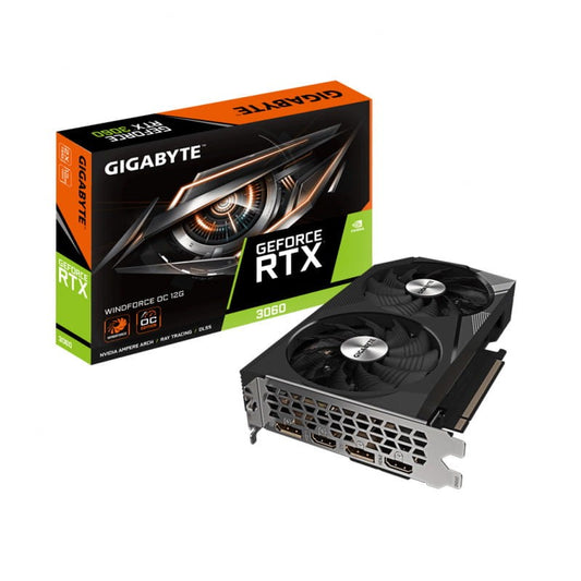 Gigabyte GeForce RTX 3060 12 GB GDDR6 Preto