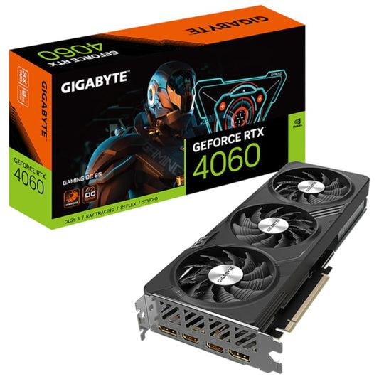 Gigabyte Gaming NVIDIA GeForce RTX­­ 4060 OC 8GB GDDR6 Preto